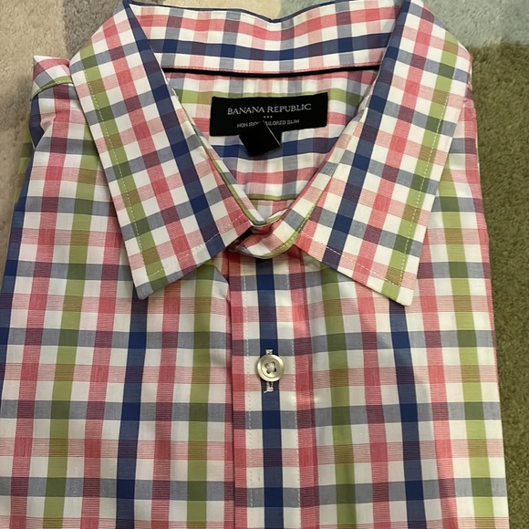 Banana Republic non-iron tailored slim shirt, size XL - Picture 3 of 3